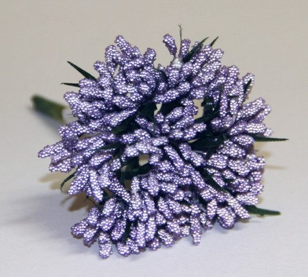 Декоративная веточка DKB011E purple (фиолетовая), цена за 1 штуку, купить - БлагоЛис