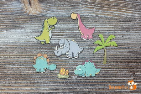 Набор Динозавры (цветной), купить - БлагоЛис