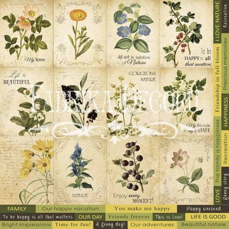 Карточки Фабрика Декора Botany summer  (англ.), купить - БлагоЛис