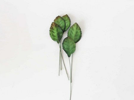 Листок светло-зеленый маленький на ножке, 3,5 см., купить - БлагоЛис