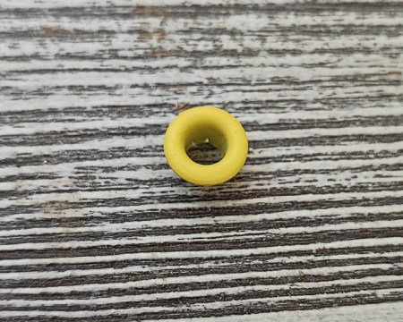 Люверс желтый, внутренний диаметр 4,8 мм., купить - БлагоЛис