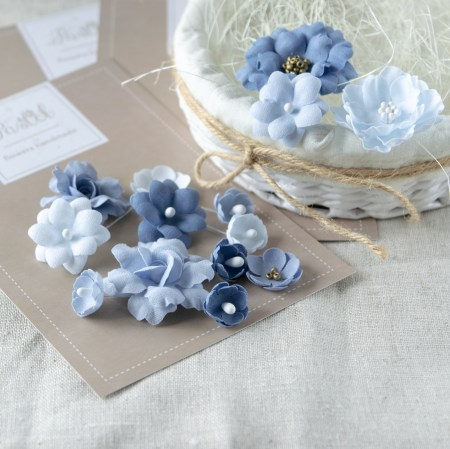 Набор цветов "Синий микс", ТМ Pastel flowers, купить - БлагоЛис