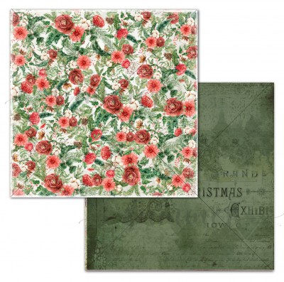 Набор двусторонней бумаги Vintage winter, 10 листов + 1 бонус, 30,5 х 30,5 см, 190 г, ТМ Summer Studio