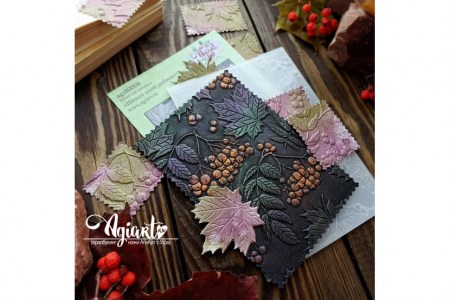 Папка для тиснения 3D "Шепот алой рябины", ТМ Agiart, купить - БлагоЛис