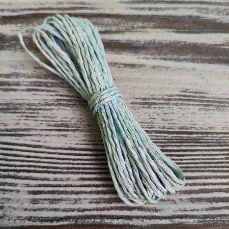 Плетеный шнур из рафии светло-голубой, 5 метров., купить - БлагоЛис