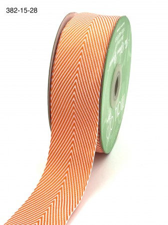 Твилловая лента, цвет оранжевый, ширина 3,8 см, May arts 382-15-28, цена за 1 ярд ( 90 см ), купить - БлагоЛис