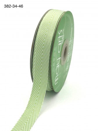 Твилловая лента, цвет светло-зеленый, ширина 1,9 см, May arts 382-34-46, цена за 1 ярд ( 90 см ), купить - БлагоЛис