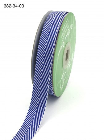 Твилловая лента, цвет синий, ширина 1,9 см, May arts 382-34-03, цена за 1 ярд ( 90 см ), купить - БлагоЛис