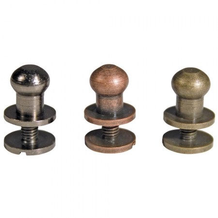 Набор кобурных кнопок Hitch fasteners, ТМ Tim Holtz, 12 штук ( бронза, медь, серебро)  , купить - БлагоЛис