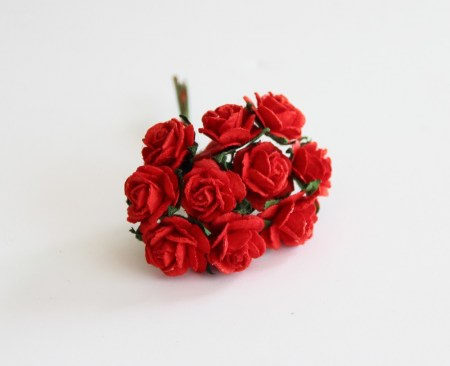 Mini роза 1,5 см - Красная 101, купить - БлагоЛис