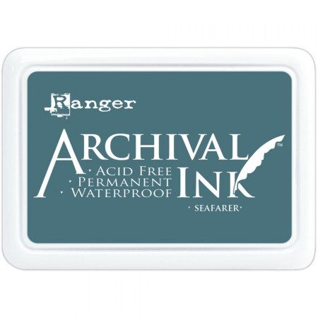 Подушка чернильная Ranger Archival Ink, цвет seafarern, чернила архивные, перманентные., купить - БлагоЛис