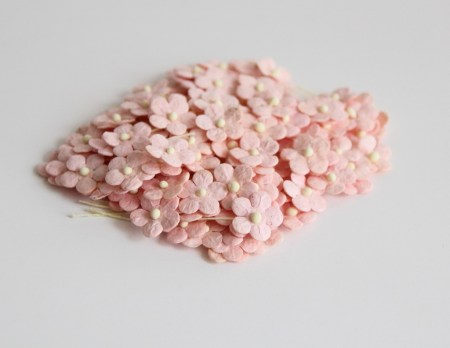 Цветочек маленький 1,2 см, Розово-персиковый 123, купить - БлагоЛис