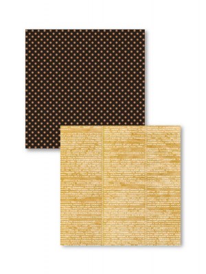 Набор бумаги "Тайны леса", 10 двусторонних листов + 1 лист с элементами для вырезания + бонус, размер 20 х 20 см, плотность 190 гр\м2, ТМ Eco Paper 