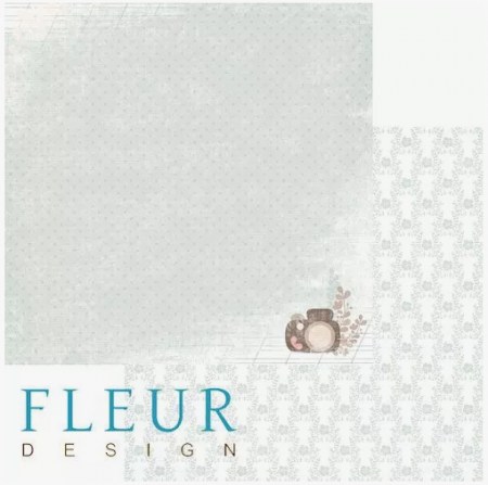 Лист двусторонней бумаги 30,5x30,5 см 190 грамм Fleur  Фотосъемка, коллекция Наша свадьба, купить - БлагоЛис