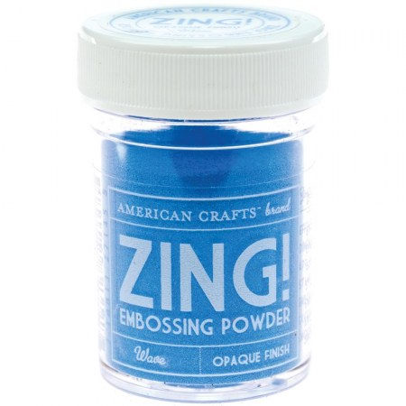 Пудра для эмбоссинга матовая AMERICAN CRAFTS "ZING", цвет Голубой (Wave) (28,4 г)   , купить - БлагоЛис