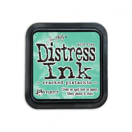 Чернильная подушка Tim Holtz Distress Ink Pad, цвет Cracked Pistachio (треснувшая фисташка), 5х5 см, ТМ Ringer  , купить - БлагоЛис