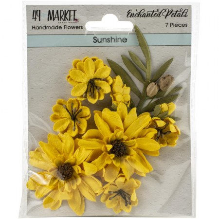 Набор цветов и бутонов Sunshine Enchanted Petals, 7 цветов + 4 бутона, ТМ 49 & Market     , купить - БлагоЛис