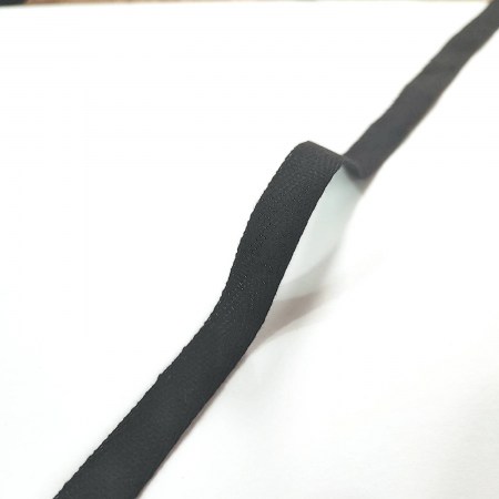 Лента твиловая хлопковая, 1.3 см, черная, DIY Ribbon's, цена за 1 ярд (90 см), купить - БлагоЛис