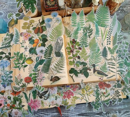 Набор стикеров на васи бумаге "Ferns stickers", 66 шт. , купить - БлагоЛис