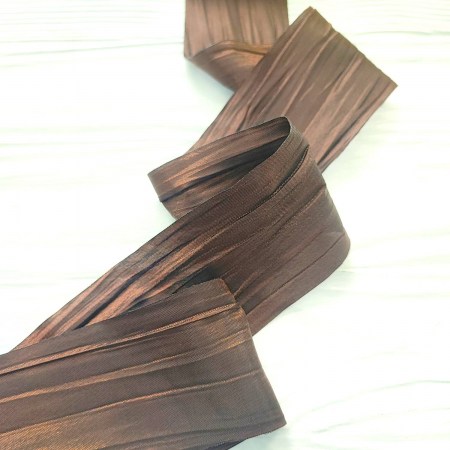 Лента шелковая 50 мм, цвет коричневый, DIY Ribbon's, цена за 1 ярд ( 90 см ), купить - БлагоЛис