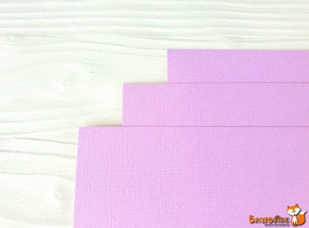 Кардсток текстурированный, цвет розово-сиреневый, 30,5 * 30,5, плотность 216 г/м, ТМ KDS , купить - БлагоЛис