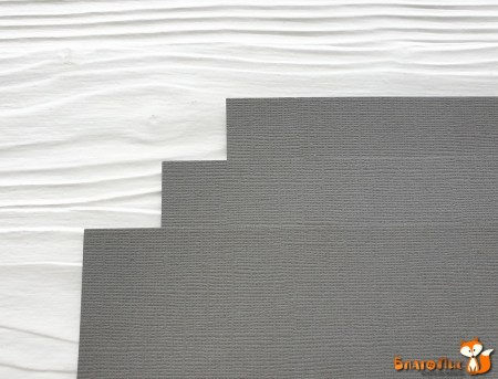 Кардсток текстурированный, цвет темно-серый, 30,5 * 30,5, плотность 216 г/м, ТМ KDS , купить - БлагоЛис