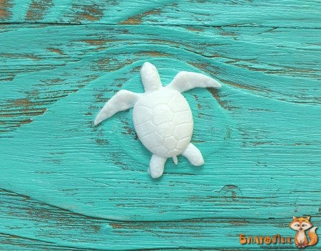 Фигурка из пластика "Морская черепаха", 3 х 2,5 см, купить - БлагоЛис