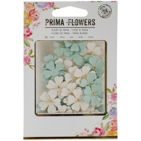 Набор цветов Opal -PRIMA TINY FLOWERS, 36 штук, ТМ Prima Marketing  , купить - БлагоЛис