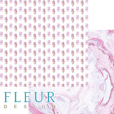 Набор бумаги "Каникулы" Fleur Design 30,5 х 30,5, 6 двусторонних листов 