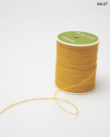 Ворсистый шнур, цвет желтый, толщина 1 мм, May arts SM-27, цена за 1 ярд ( 90 см ), купить - БлагоЛис
