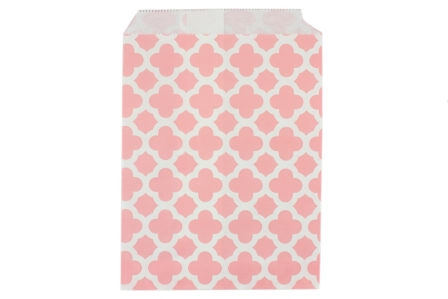 Бумажный пакет Арабески розовый, 13х17 см, 1 шт., купить - БлагоЛис