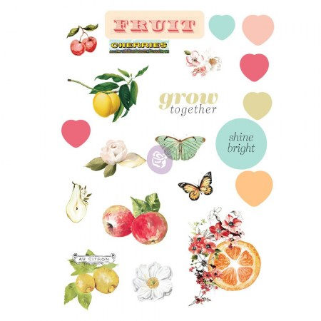 Набор паффи-стикеров (объемных наклеек) Fruit paradise, 21 элемент, ТМ Prima Marketing , купить - БлагоЛис