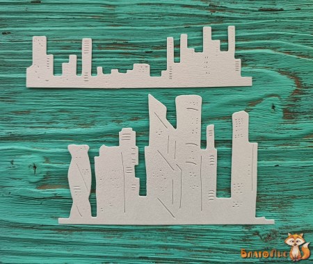Вырубка "Москва-сити", (ширина 10 см), купить - БлагоЛис