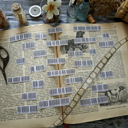 Набор матовых стикеров "Штрихкод", 27 шт., купить - БлагоЛис