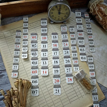 Набор матовых отрывных стикеров-билетиков "Отрывной календарь", купить - БлагоЛис