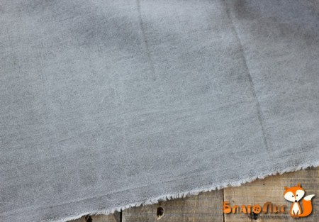 Ткань Dailylike "Серый мох", 100% лен, плотность 260г/м2, отрез 75х45 см    , купить - БлагоЛис