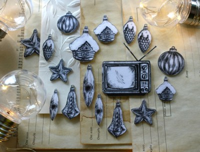 Набор тканевых высечек "Игрушки из детства", 17 элементов, БлагоЛис