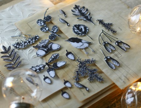 Набор тканевых высечек "Леса средней полосы", 21 элемент, БлагоЛис, купить - БлагоЛис