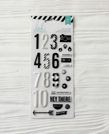 Набор паффи-стикеров "Hey there", 27 элементов, ТМ Heidi Swapp, купить - БлагоЛис