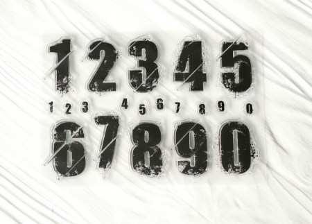 Набор прозрачных штампов "Цифры", 11 х 15 см., купить - БлагоЛис