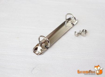 Кольцевой механизм А7 на 2 кольца диаметром 2 см, серебро, купить - БлагоЛис