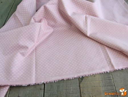 Ткань Dailylike "Бриллианты на розовом", 100% хлопок, плотность С20 (165г/м2), отрез 55х45 см, купить - БлагоЛис