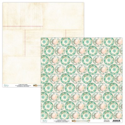 Набор бумаги Nana's Kitchen, 30,5 х 30,5 см, 12 двусторонних листов + лист для вырезания, плотность 250 грамм, ТМ Mintay by Karola