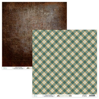 Набор бумаги The Great Outdoor, 30,5 х 30,5 см, 12 двусторонних листов + лист для вырезания, плотность 250 грамм, ТМ Mintay by Karola