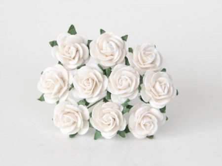 Mini роза 1,5 см Белые 152, купить - БлагоЛис