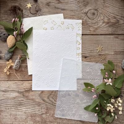 Папка для тиснения "Незабудки", 10,5 х 14,5 см, ТМ Mimicut 