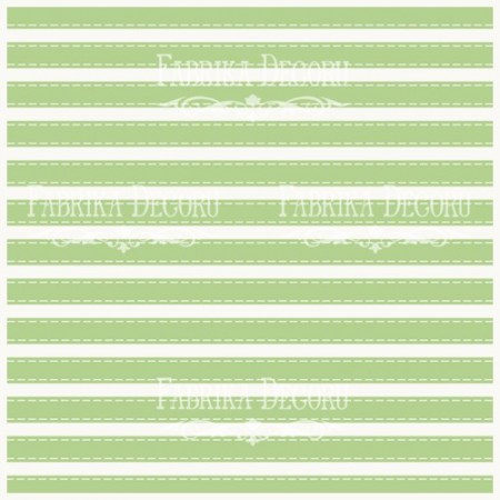 Деко веллум (лист кальки с рисунком) Зеленая горизонталь 29 х 29 см, плотность 90гм², Фабрика Декора, купить - БлагоЛис