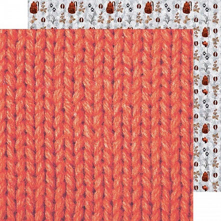 Лист Теплый свитер, 30,5 х 30,5 см, из коллекции Мужское дело, купить - БлагоЛис