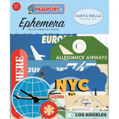 Набор высечек Passport, 33 элемента, ТМ Carta Bella, купить - БлагоЛис