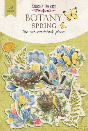 Набор высечек, коллекция "Spring Botany", 58 шт., Фабрика Декора , купить - БлагоЛис